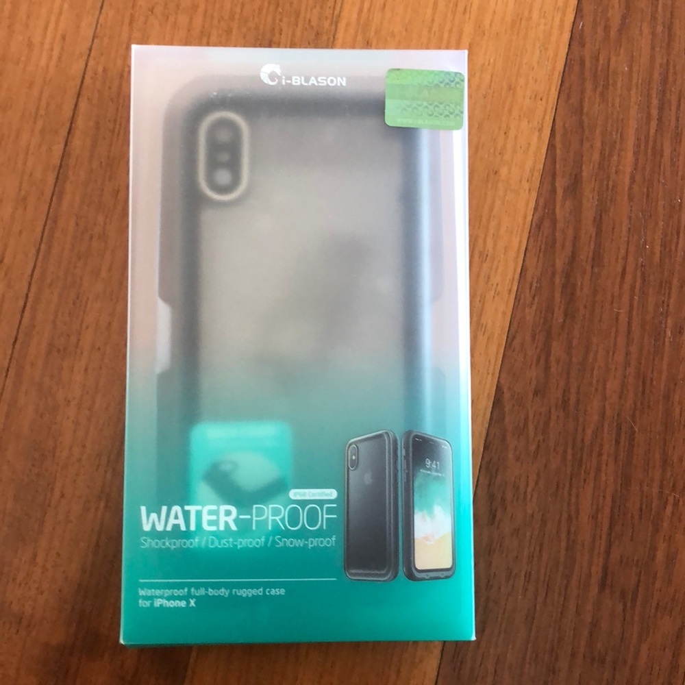 New in box waterproof iPhone X case